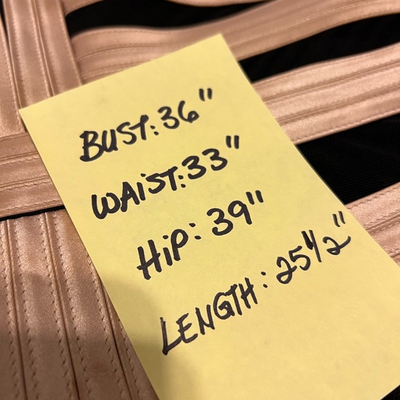 BCBG MAXAZRIA gold and black dress - Picture 3 of 9